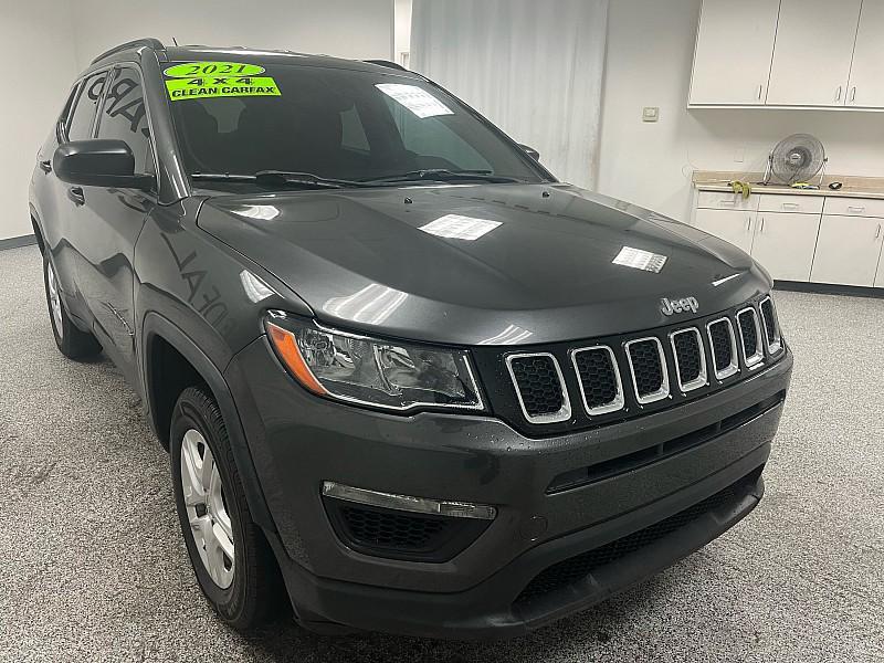 used 2021 Jeep Compass car, priced at $16,491