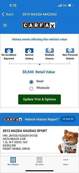 used 2013 Mazda Mazda2 car, priced at $7,791