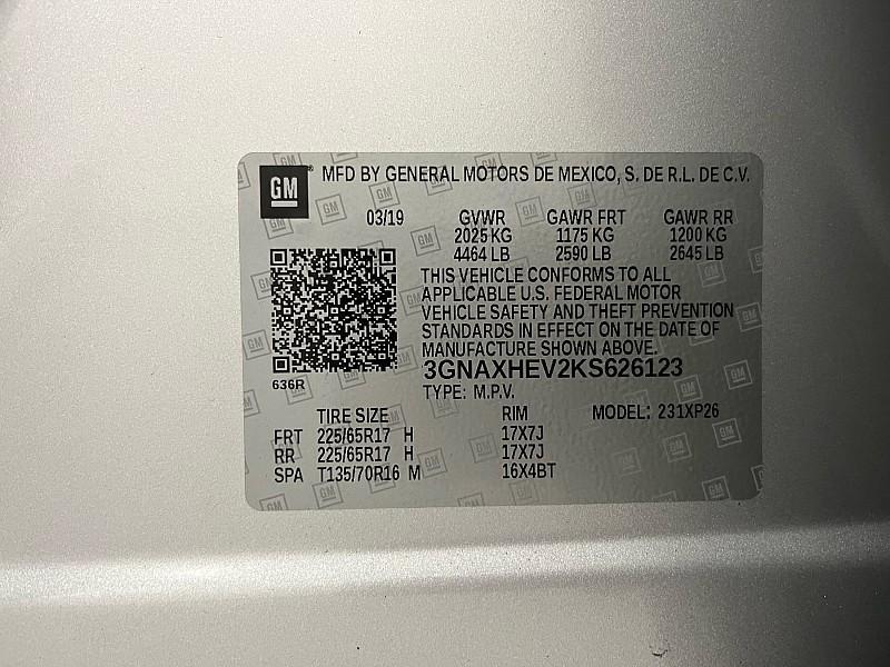 used 2019 Chevrolet Equinox car, priced at $13,491