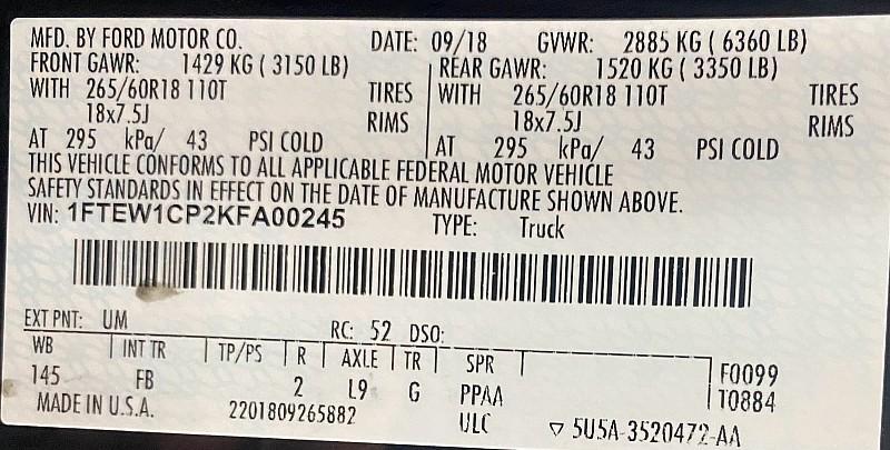 used 2019 Ford F-150 car, priced at $20,991