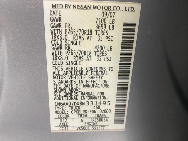 used 2008 Nissan Titan car, priced at $8,991