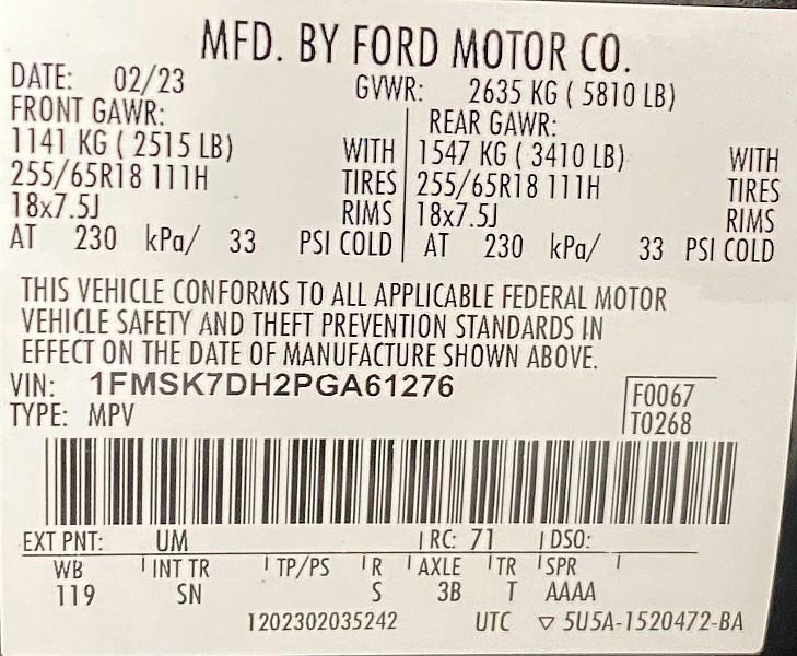 used 2023 Ford Explorer car, priced at $23,991