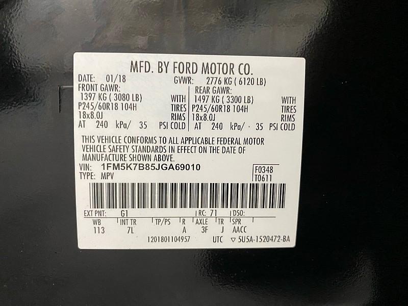 used 2018 Ford Explorer car, priced at $15,491