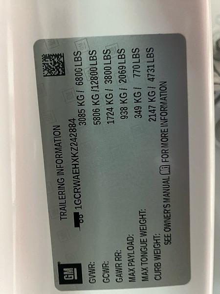 used 2019 Chevrolet Silverado 1500 car, priced at $18,791