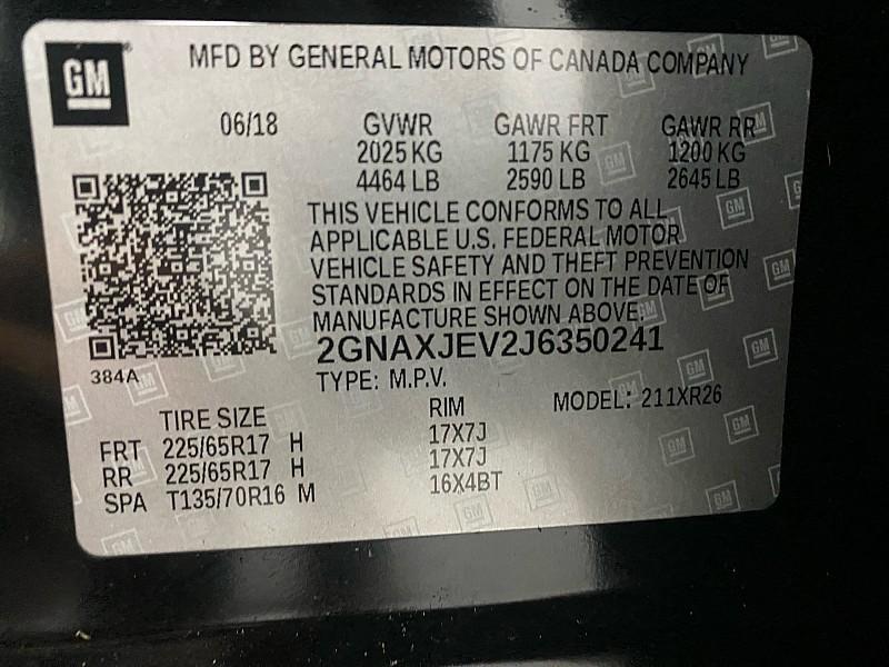 used 2018 Chevrolet Equinox car, priced at $9,991