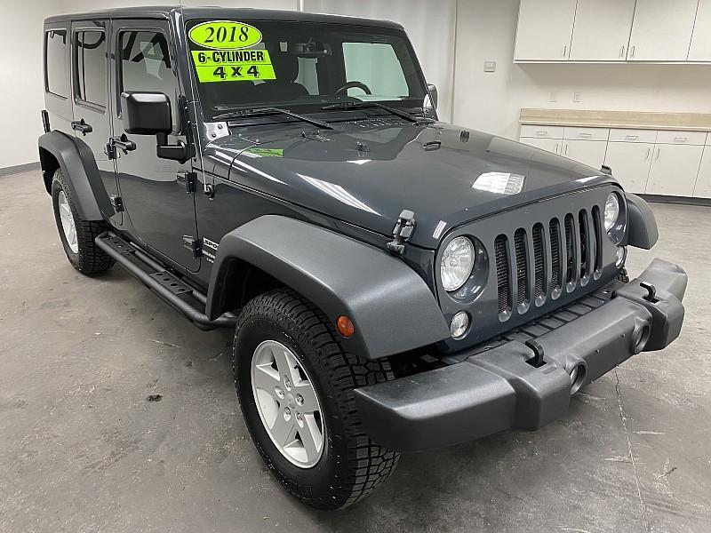 used 2018 Jeep Wrangler JK Unlimited car, priced at $19,791