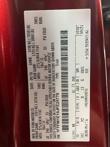 used 2018 Ford F-150 car, priced at $25,991