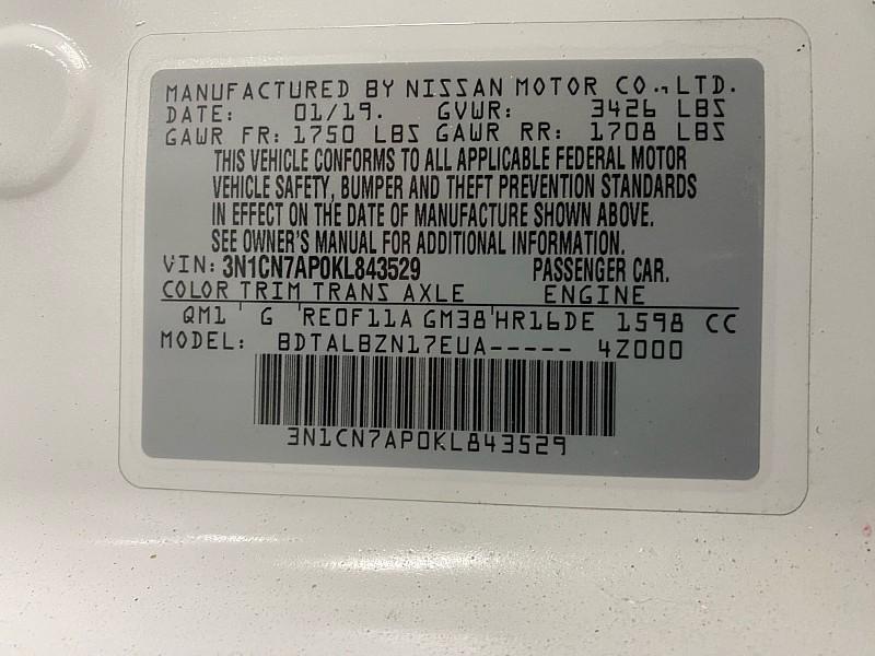 used 2019 Nissan Versa car, priced at $6,591