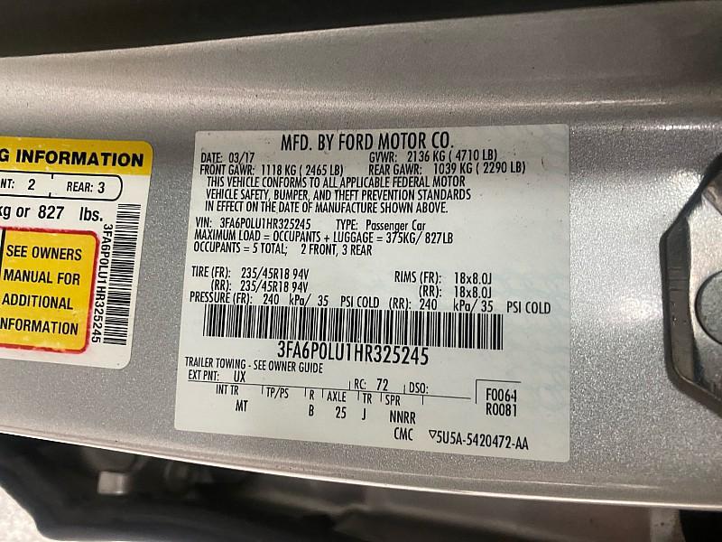 used 2017 Ford Fusion Hybrid car, priced at $9,491