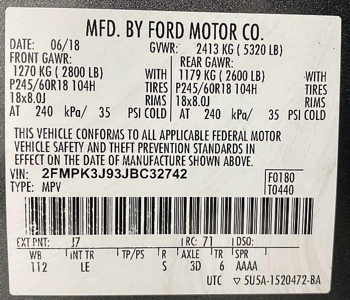 used 2018 Ford Edge car, priced at $9,491