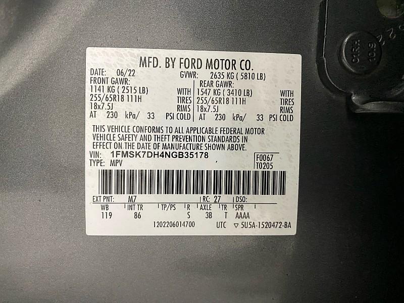 used 2022 Ford Explorer car, priced at $20,791