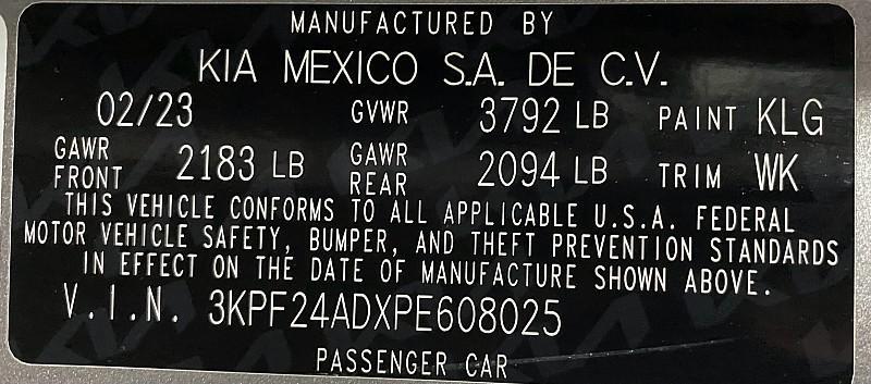 used 2023 Kia Forte car, priced at $14,791