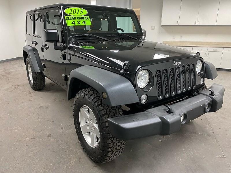used 2015 Jeep Wrangler Unlimited car, priced at $19,891