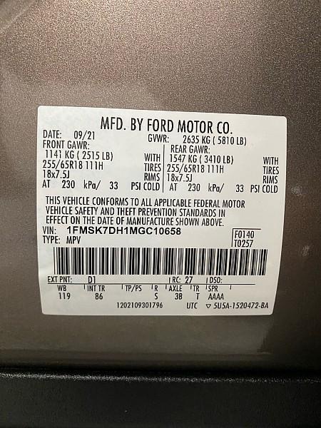 used 2021 Ford Explorer car, priced at $17,491