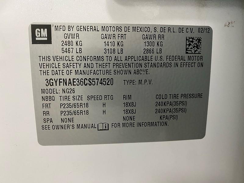 used 2012 Cadillac SRX car, priced at $10,791