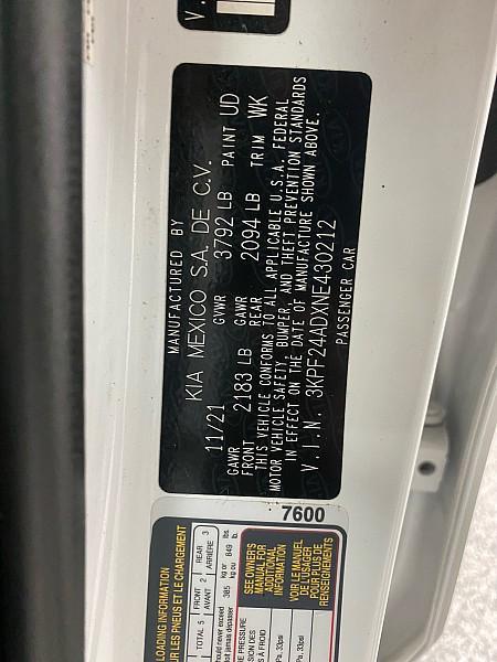 used 2022 Kia Forte car, priced at $15,791