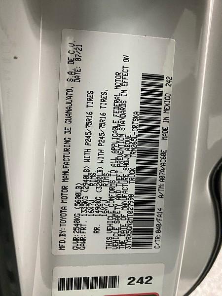 used 2021 Toyota Tacoma car, priced at $19,891