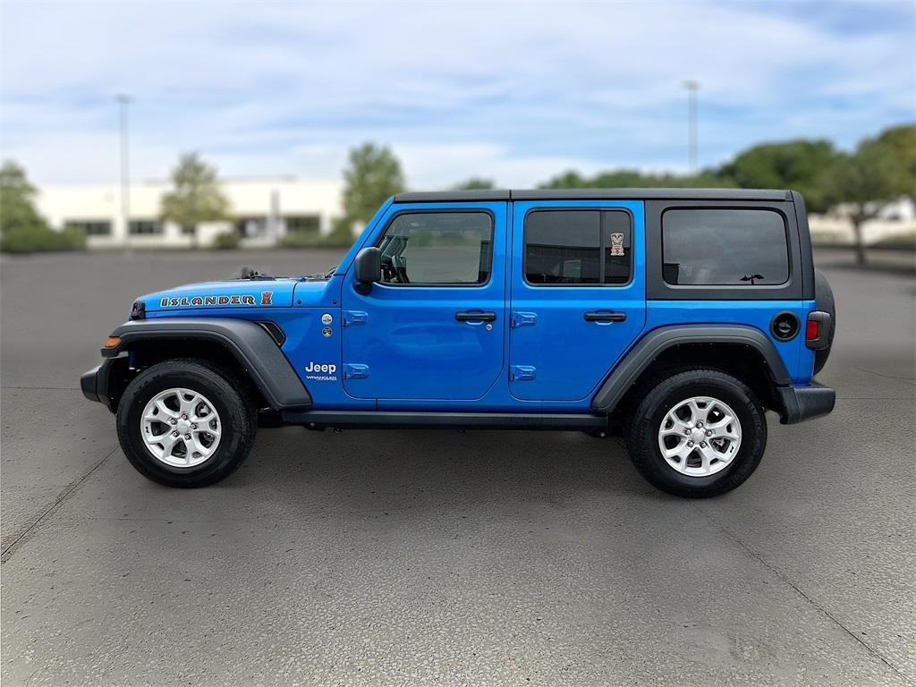 used 2021 Jeep Wrangler Unlimited car, priced at $31,991