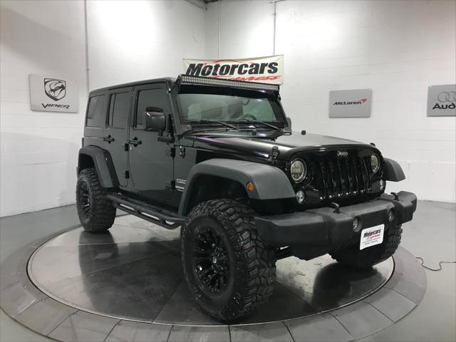 used 2016 Jeep Wrangler Unlimited car, priced at $21,491