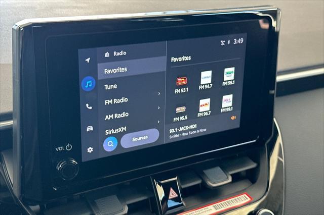 new 2025 Toyota Corolla Hybrid car, priced at $28,148