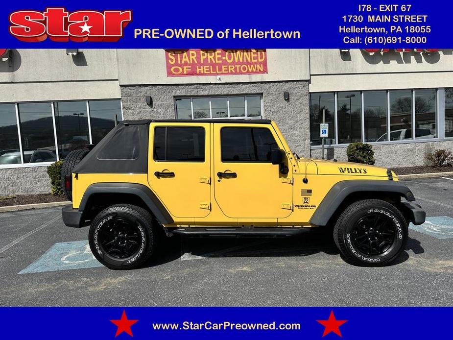used 2015 Jeep Wrangler Unlimited car, priced at $18,243