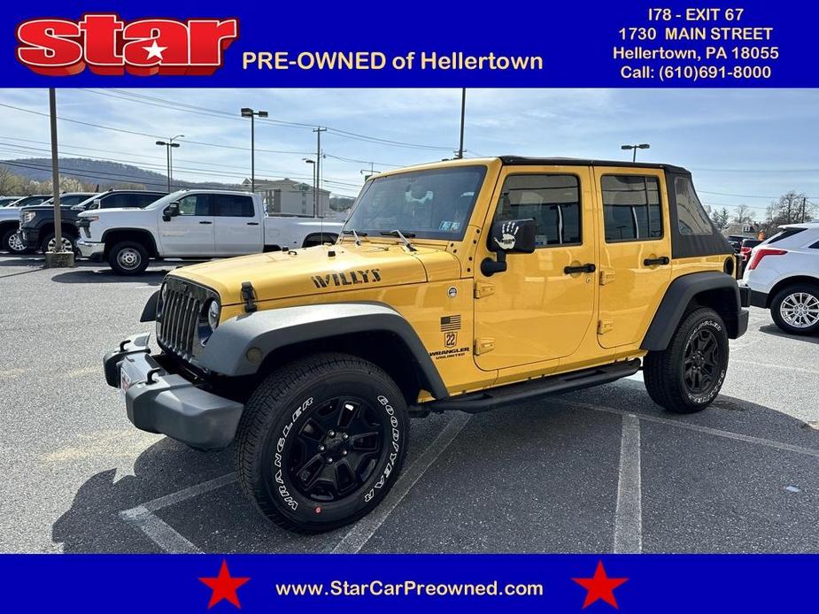used 2015 Jeep Wrangler Unlimited car, priced at $18,243