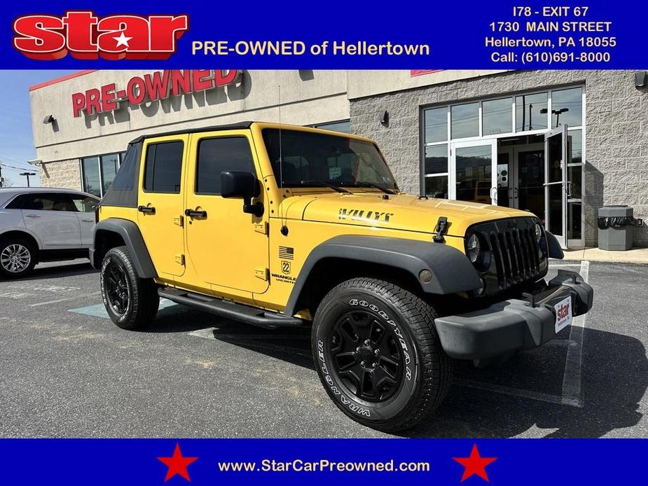 used 2015 Jeep Wrangler Unlimited car, priced at $17,997