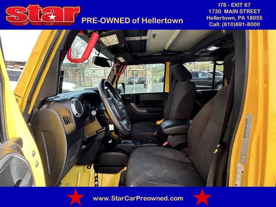 used 2015 Jeep Wrangler Unlimited car, priced at $18,176