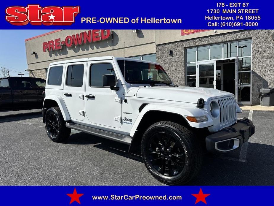 used 2021 Jeep Wrangler Unlimited 4xe car, priced at $35,798
