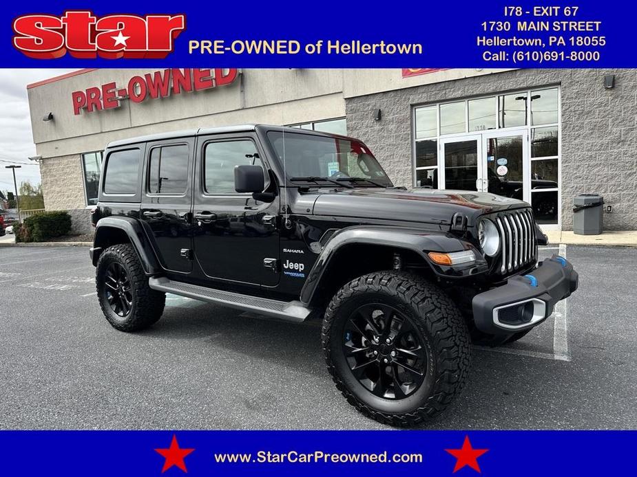 used 2022 Jeep Wrangler Unlimited 4xe car, priced at $42,877