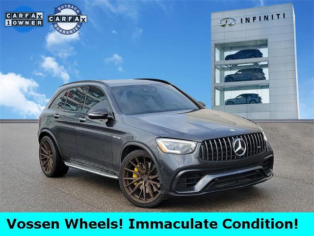 used 2021 Mercedes-Benz AMG GLC 63 car, priced at $59,999