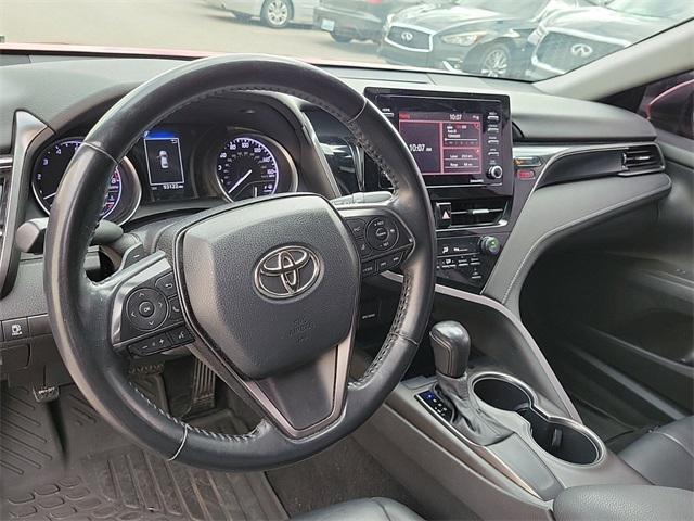 used 2021 Toyota Camry car, priced at $19,500