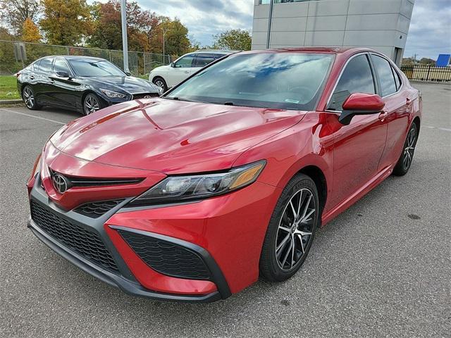 used 2021 Toyota Camry car, priced at $19,500