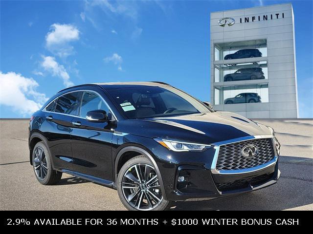 new 2025 INFINITI QX55 car, priced at $50,085