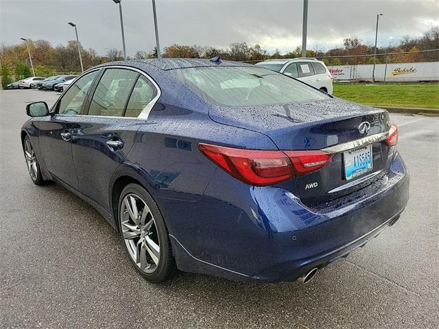 used 2021 INFINITI Q50 car, priced at $30,000