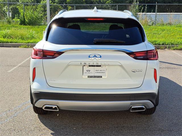 new 2025 INFINITI QX50 car, priced at $45,170
