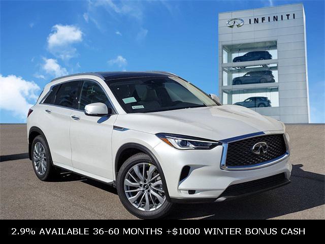 new 2025 INFINITI QX50 car, priced at $46,988