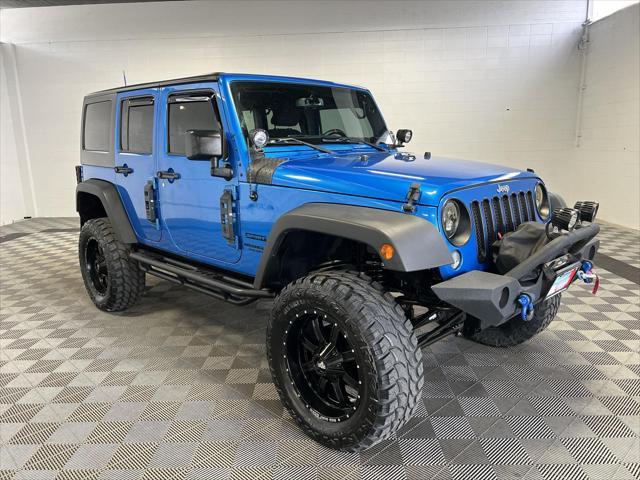 used 2015 Jeep Wrangler Unlimited car, priced at $21,500