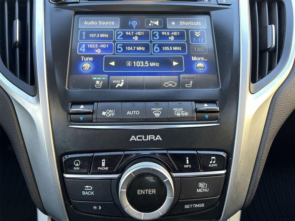 used 2015 Acura TLX car, priced at $17,500