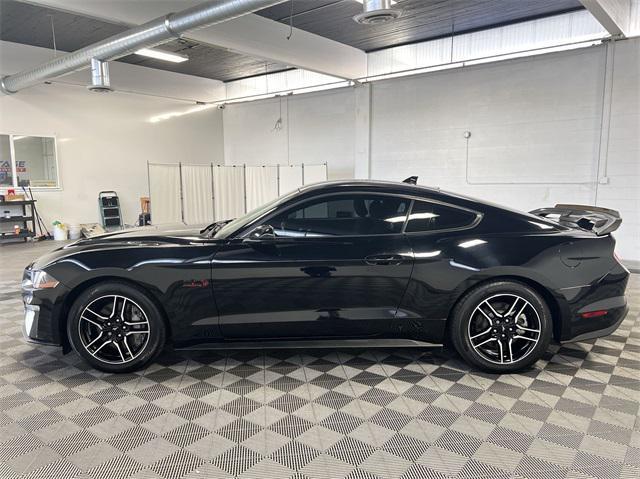 used 2022 Ford Mustang car, priced at $34,900