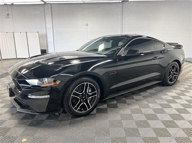 used 2022 Ford Mustang car, priced at $34,900