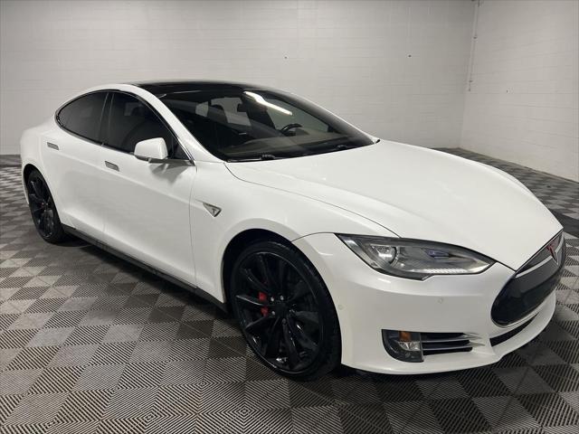 used 2014 Tesla Model S car, priced at $16,999