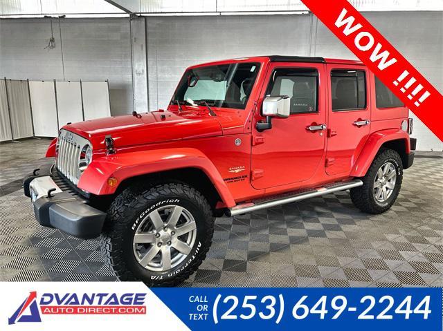 used 2013 Jeep Wrangler Unlimited car, priced at $23,527