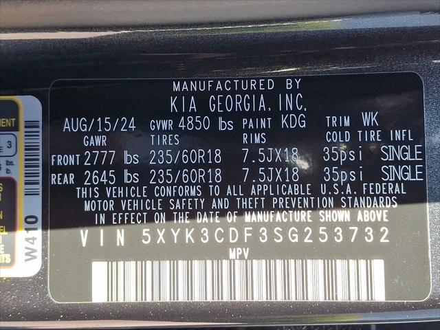 new 2025 Kia Sportage car, priced at $32,745