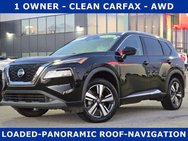 used 2021 Nissan Rogue car, priced at $24,467