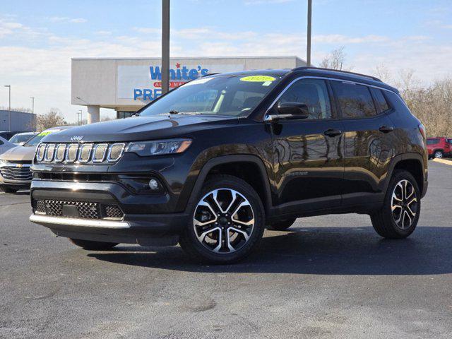 used 2022 Jeep Compass car, priced at $24,587