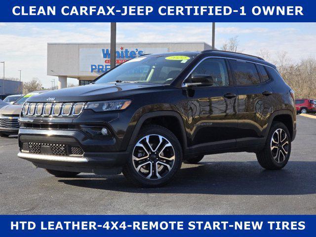 used 2022 Jeep Compass car, priced at $24,587