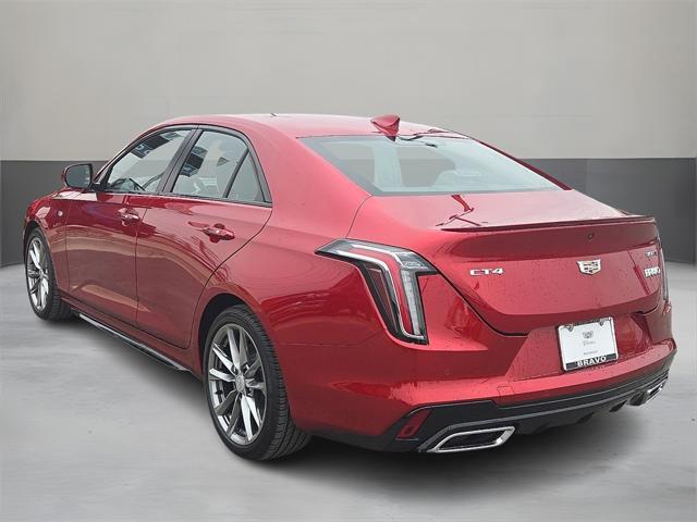 new 2025 Cadillac CT4 car, priced at $46,415