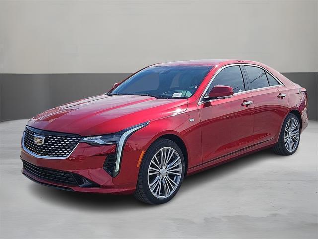 new 2025 Cadillac CT4 car, priced at $50,023