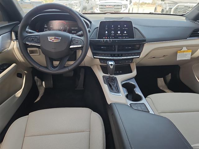 new 2025 Cadillac CT4 car, priced at $50,023